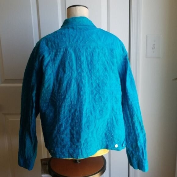 Chico's Blouse Shirt Top Long Sleeve Button Up Women's SIZE Extra LARGE WOMAN'S - Picture 5 of 8